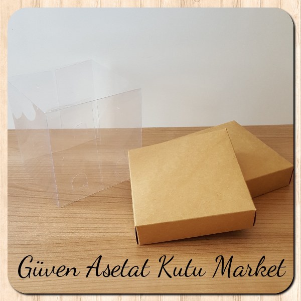 12x12x12 Çift Taraflı Kraft Karton Kutu