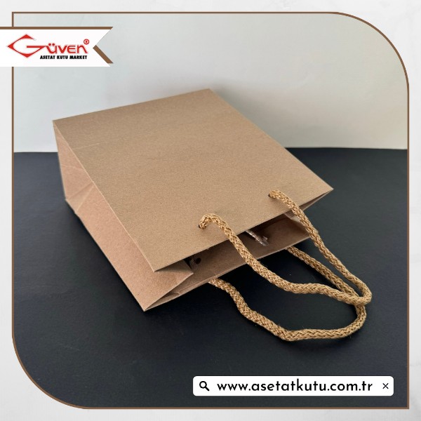 15.5x17x8 Kraft Karton Çanta