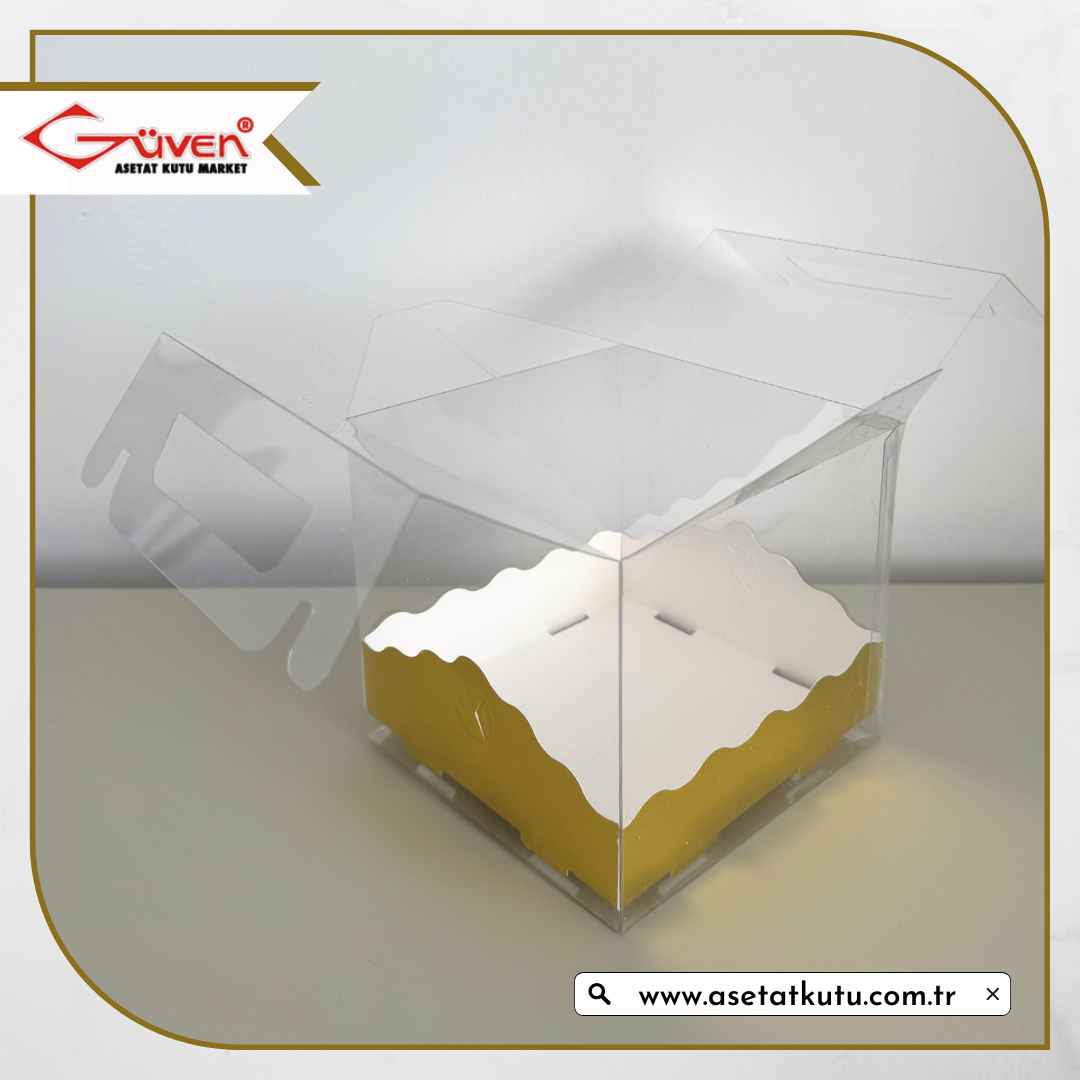 15x15x12 Gold Metalize Pasta Kutusu