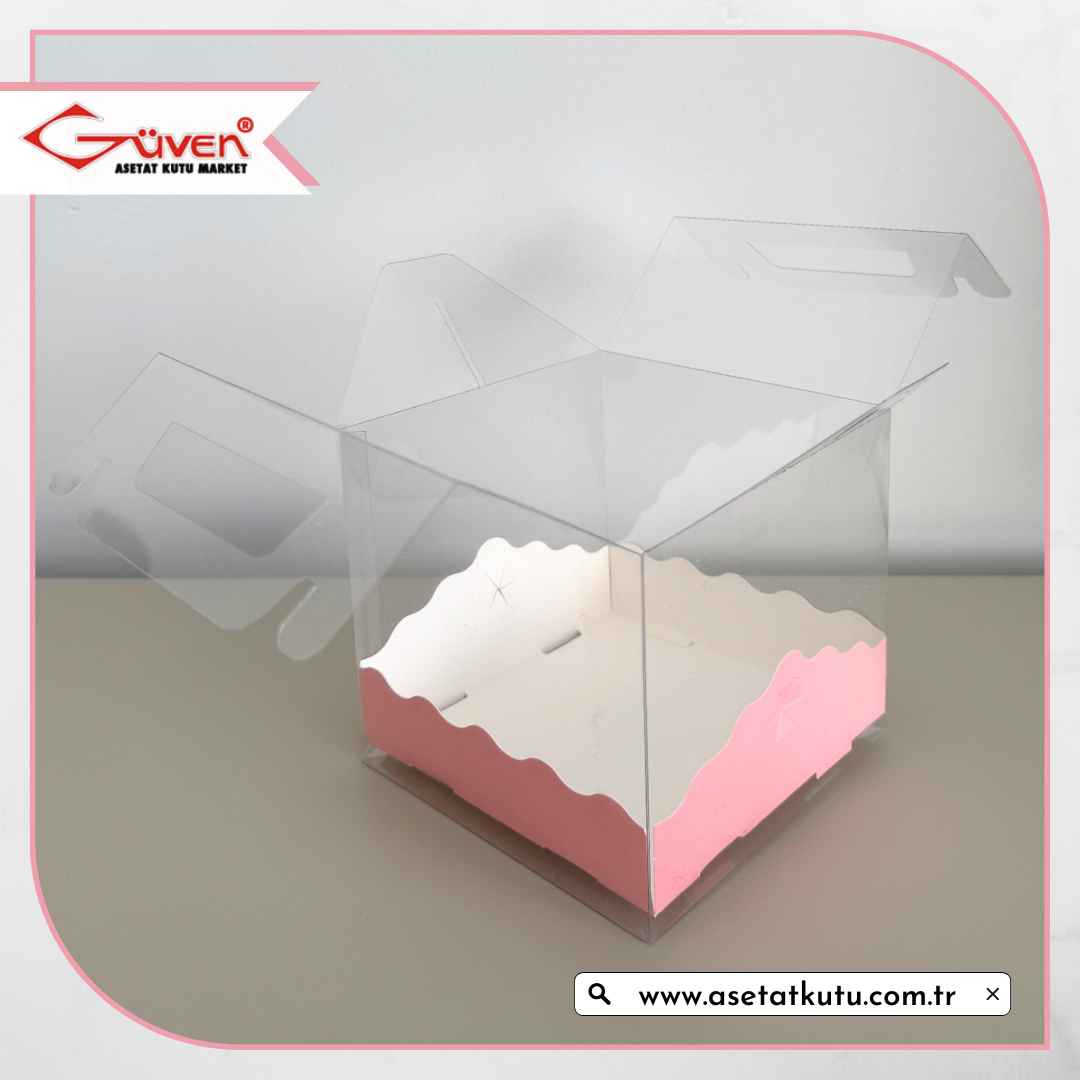 15x15x12 Pembe Pasta Kutusu
