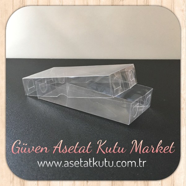 5x11x2 Ölçülü Asetat Kutu