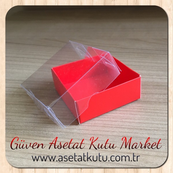 5x5x2.2 Kırmızı Kutu