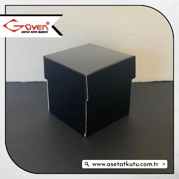 5x5x5 Siyah Komple Karton Kutu