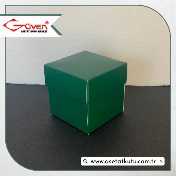5x5x5 Yeşil Komple Karton Kutu