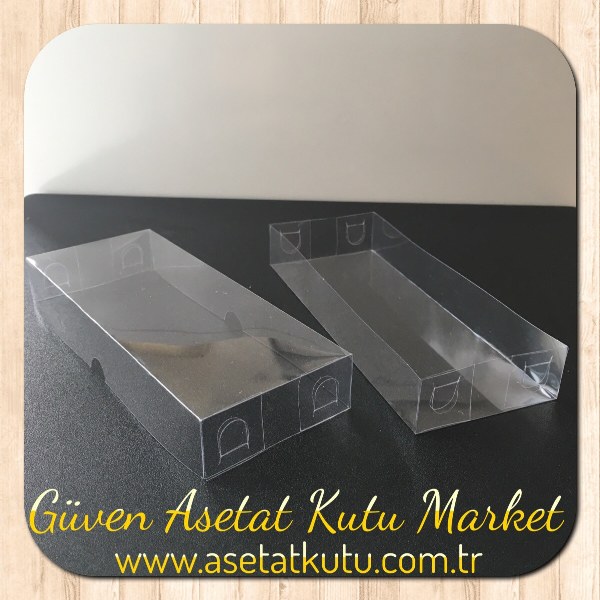 6.5x16x2.5 Ölçülü Asetat Kutu
