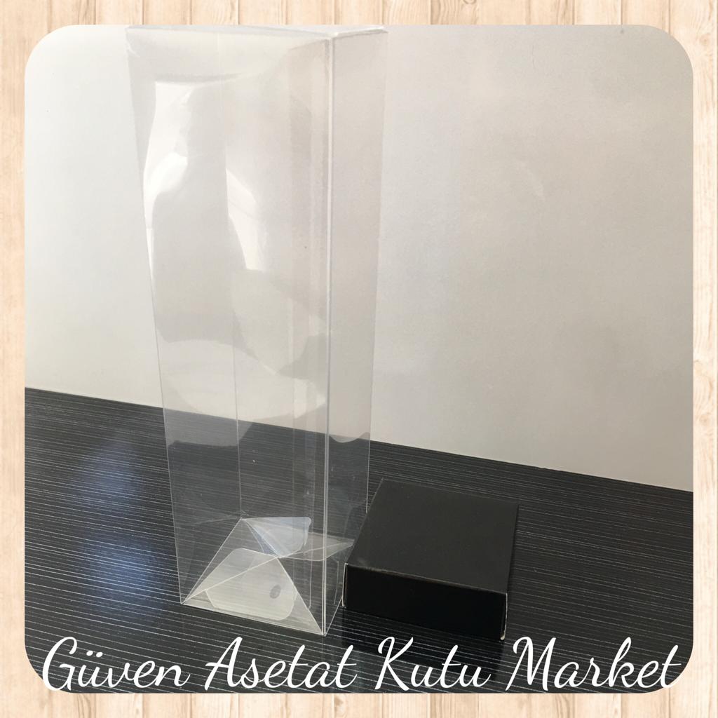 6x6x21 Siyah Karton Kutu