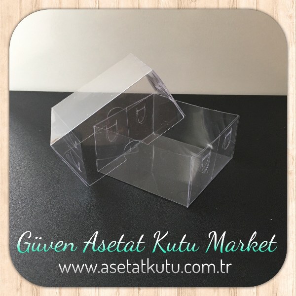 8x8x4 Ölçülü Asetat Kutu