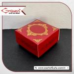 4x4x2 Bordo Gold Saray Desenli Komple Karton Kutu 4x4x2 Bordo Gold Saray Desenli Komple Karton Kutu