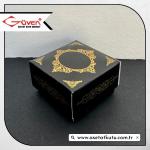 4x4x2 Siyah Gold Saray Desenli Komple Karton Kutu 4x4x2 Siyah Gold Saray Desenli Komple Karton Kutu