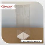 6x6x21 Beyaz İç Yükselticili Otomatik Asetat Kutu 6x6x21 Beyaz İç Yükselticili Otomatik Asetat Kutu