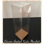 6x6x25 Kraft İç Yükselticili Otomatik Asetat Kutu 6x6x25 Kraft İç Yükselticili Otomatik Asetat Kutu